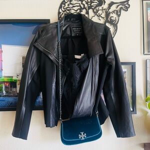Lucky Brand Black Leather Jacket for Women